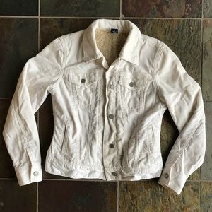 Gap white jean jacket